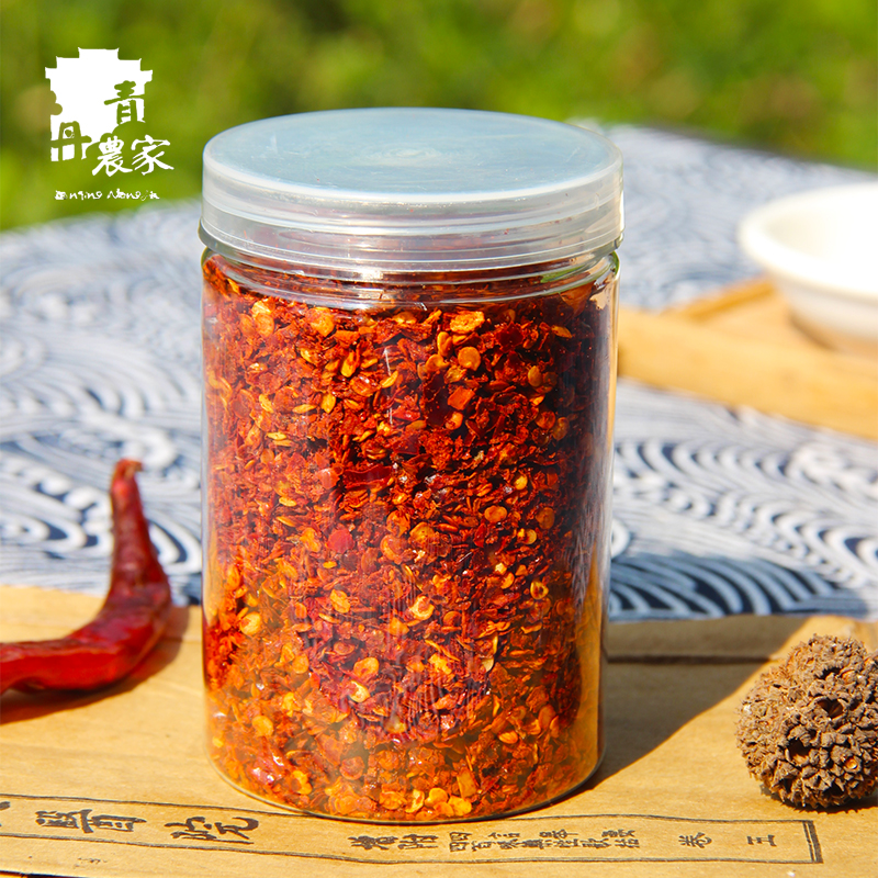 Hunan wild mountain chilli king powder 135g pure handmade and dry chili noodles with spicy chili pepper seasoning