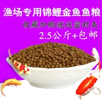 Bulk goldfish fish feed cold water fish ultra affordable small and medium-sized viewing fish food unmuddled water nutrition increase