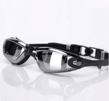 The new swimming mirror with silicone earplug plating new swimming mirror for adults