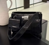 Демисезонная небольшая вместительная и большая сумка на одно плечо для отдыха, ретро ремешок для сумки, легкий роскошный стиль