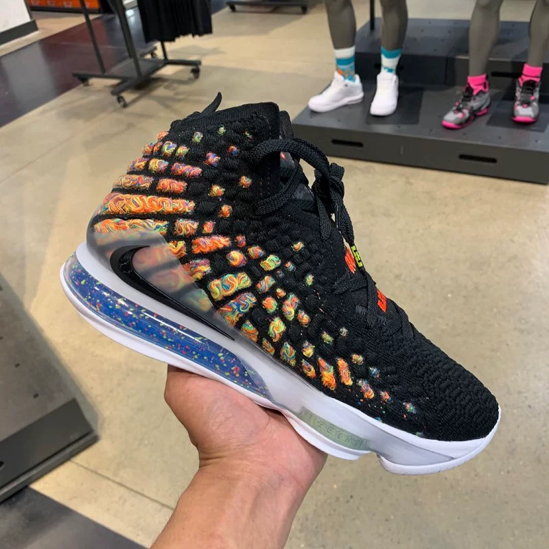 Кроссовки Nike Lebron LBJ17 17-е поколение Lakers баскетбол BQ3178-CU4113/BQ3177