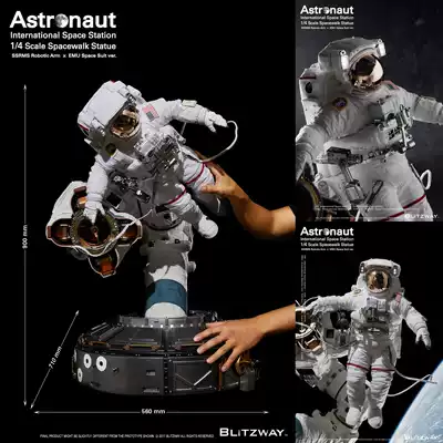 Heat GK custom International Space Station NASA astronaut space station 1 4 statue