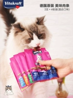 Правильная кошка Vitakrapt Wei Takov Cat Cat Cat Cat Cat Snack вкусы смешанный смешанный смешанный 4 соединенные 12 звеньев в кошку