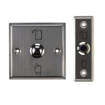 Access control exit button switch stainless steel panel automatic reset doorbell 86 access control door opening switch