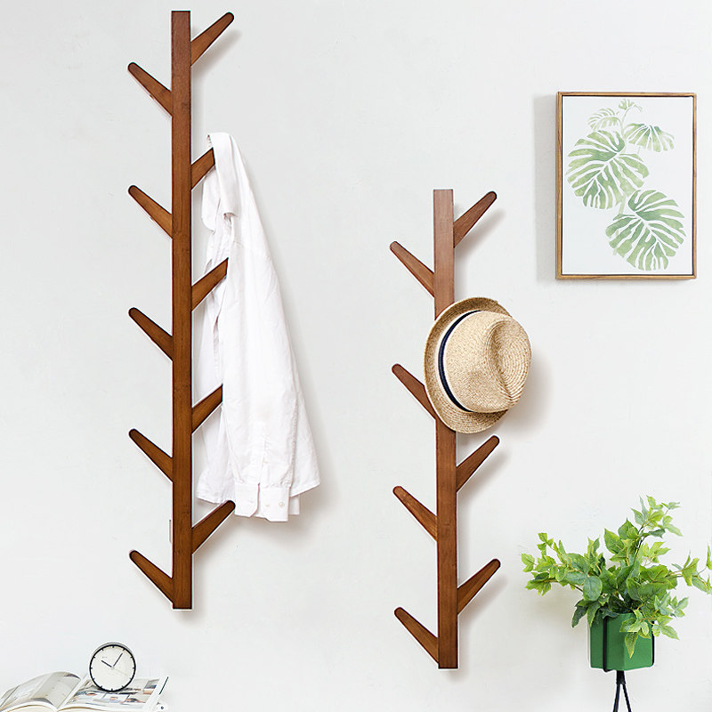 Entrance door Xuanguan hanging clothes hookaters hat rack multifunction rack Nordic creative living room bedroom wall-mounted hood hook