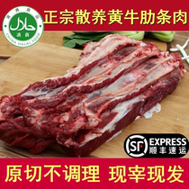 Fresh beef ribs 5kg raw beef beef beef ribs meat boned steak meat farmers free-range yellow beef halal