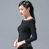 Современные танцевальные танцевальные девушки Новые латинские длинные национальные стандартные игровые игроки Dance Square Dance Dance можно носить до и после