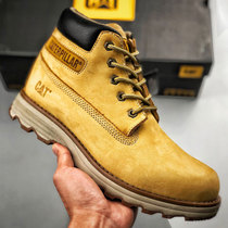 Goodyear Tooling Shoes High Bunch Shoes Light Slow Shock Waterproof Outdoor Casual Shoes Bull Leather big leather head leather shoes Overalls boots