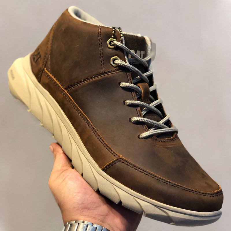Withdrawal Cabinet Men Shoes Autumn Winter Middle Cylinder Tooling Shoes Outdoor Casual Shoes Ease Light Breathable Short Boots Hiking Shoes Tourist Shoes
