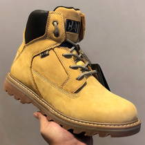 Spring Autumn Solid Special Tooling Shoes High Help Outdoor Casual Shoes Light Head Layer Bull Leather Bulk Leather Shoes Short Boots Martin boots