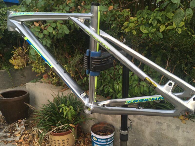 велорама 美国gt zaskar team 队版 全碳纤维xc山地车自行车车架 碳架