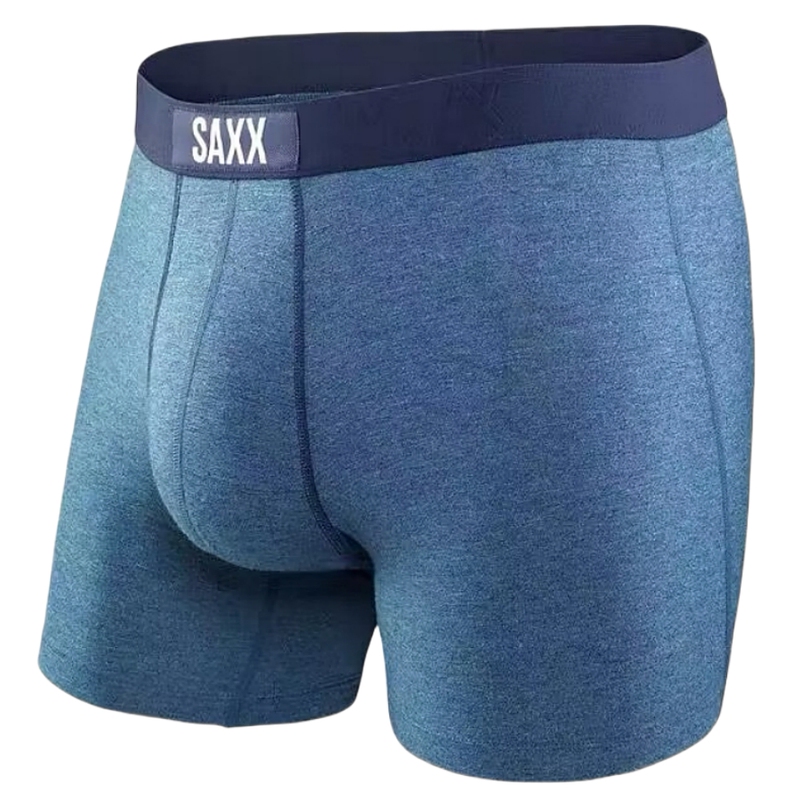 Saxx Men's Underwear Modal Ice Silk Thin Boxer Briefs Breathable Antibacterial Elastic Quick-Drying with Inner Mesh Cool Pouch