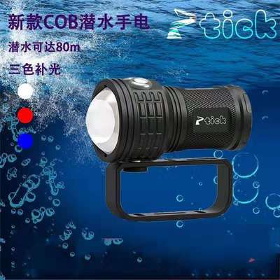 Diving Phototonic Light Lamp Underwater Photography Intense Light Film Light Diving Lighting Flashlight Rechargeable