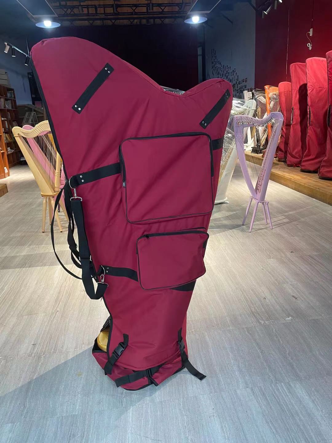 Harp Packs Vertical Harmonica Plus Cotton Bag Transport Bag Portable Out Travel Bag Plus Cotton Thickening