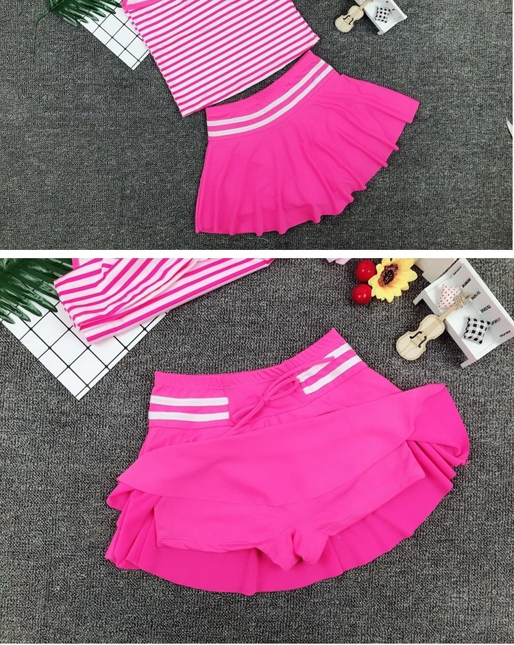 Đồ bơi trẻ em Cô gái Váy Chia Cô gái Đồ bơi Cô gái Hàn Quốc Big Boy Princess Hot Spring Đồ bơi - Bộ đồ bơi của Kid đồ bơi trẻ con