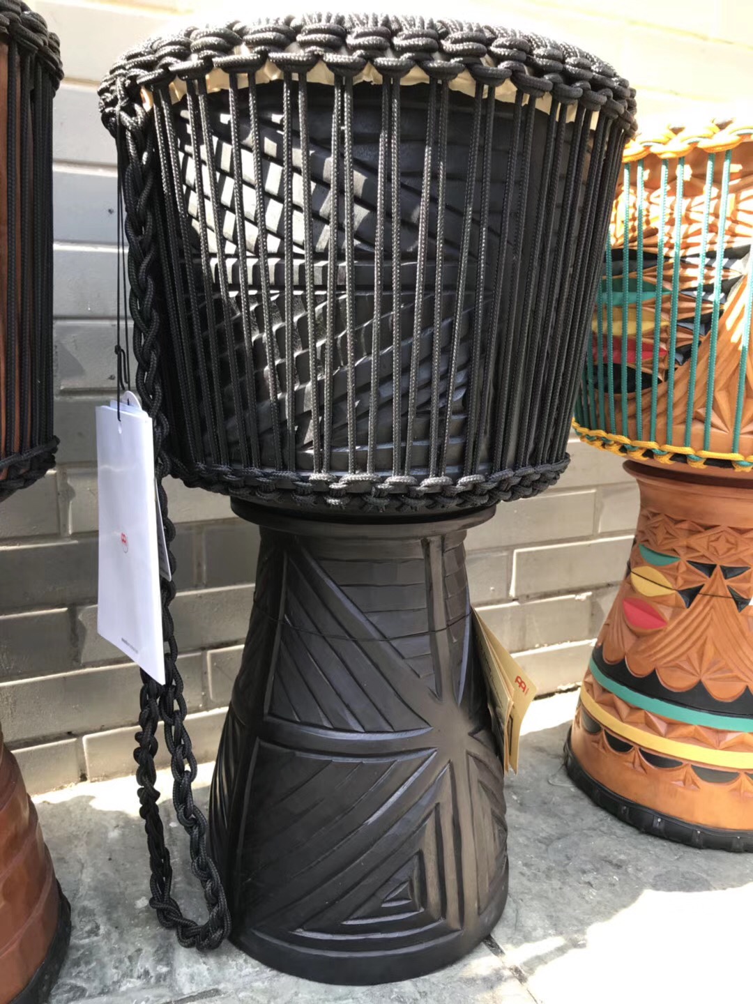 Mel MEINL African drum 12 inches black gold