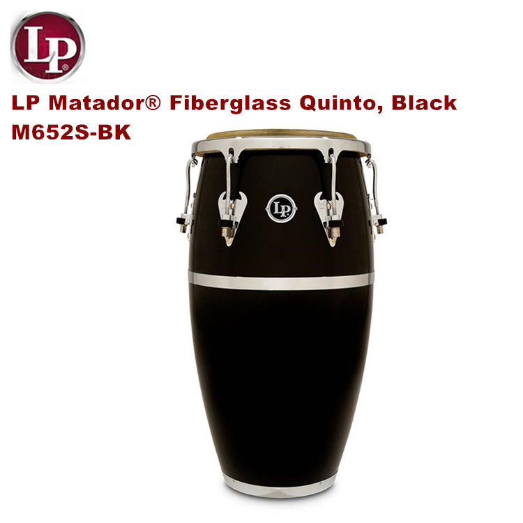 Maple Dang White Truffle Row LP M652S-BK Bullfighter Series Fiberglass Conga Drum 3 4 11 Inch