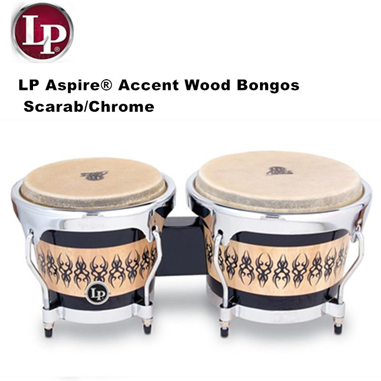 Fontainebleau LPA601-SCC Aspire® Accent Series Bongo Drum Beetle Motif