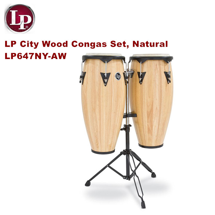 American LP City (Urban Series) Conga Drum Set LP647NY-AW 11 12 inch log color