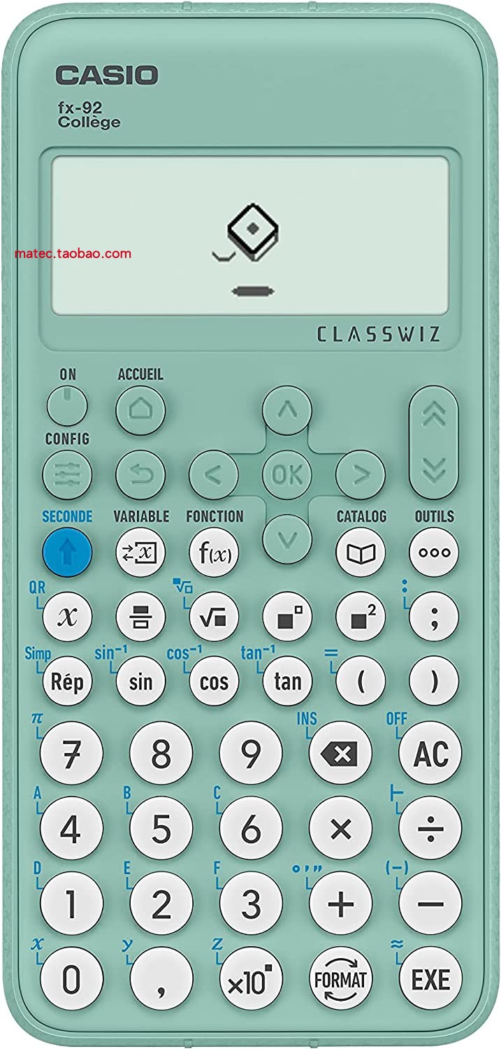 Новый Casio FX-92 Collège 991CW французская версия зелёного калькулятора науки