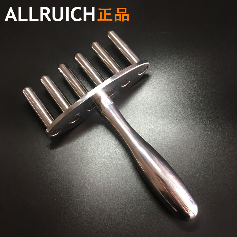 304 stainless steel magnetic fork meridian massage stick acid-exhausting stick dredging lymphatic fork magnetic therapy fork through meridian active fork