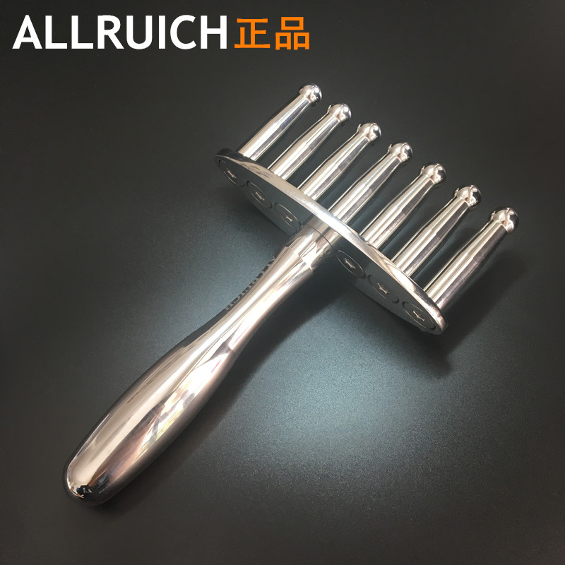 Round head seven-fork magnetic fork magnetic point meridian massage stick to dredge lymphatic channels and active collaterals to drain acid stick beauty stick