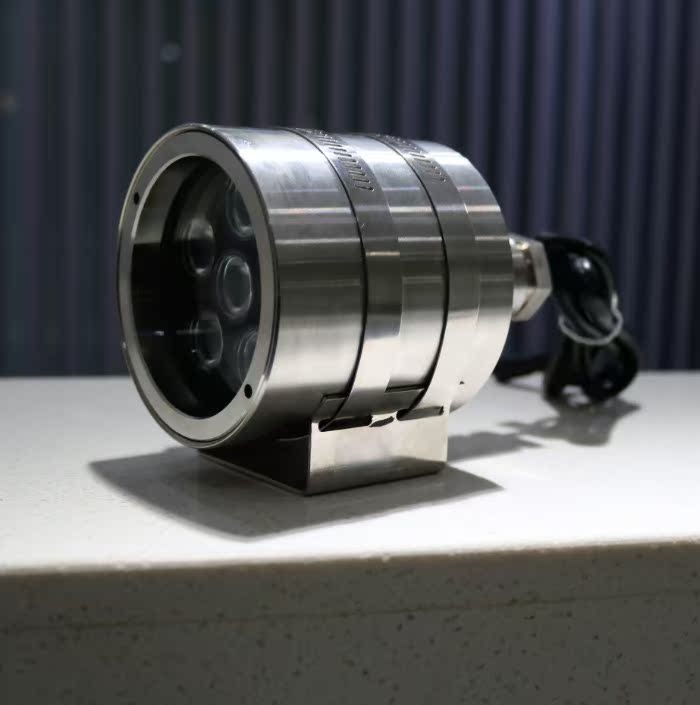 Explosion-proof camera fill light white light external infrared fill light stainless steel explosion-proof fill light 12V power supply