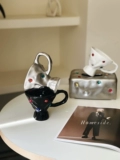 Дома драгоценный кофейный чашка горячая девушка Fengmak Cup Star Girl Ceramic Water Cup