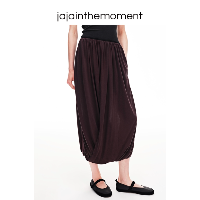 Jaja Summer Air Cooling Lyocell Mulberry Silk Twisted Nook Balloon Skirt Sk060009 Jaja Summer Air Cooling Lyocell Mulberry Silk Twisted Nook Balloon Skirt Sk060009