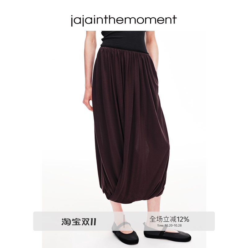 Jaja Summer Air Cooling Lyocell Mulberry Silk Twisted Nook Balloon Skirt Sk060009 Jaja Summer Air Cooling Lyocell Mulberry Silk Twisted Nook Balloon Skirt Sk060009