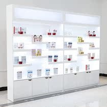 Cosmetics display cabinet Product display Health hall Skin care products display rack Simple modern beauty salon cabinet display cabinet