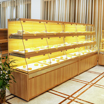 Bread display cabinet Side cabinet Cake Commercial pastry display rack Cake shop display cabinet Bread optional cabinet Model counter