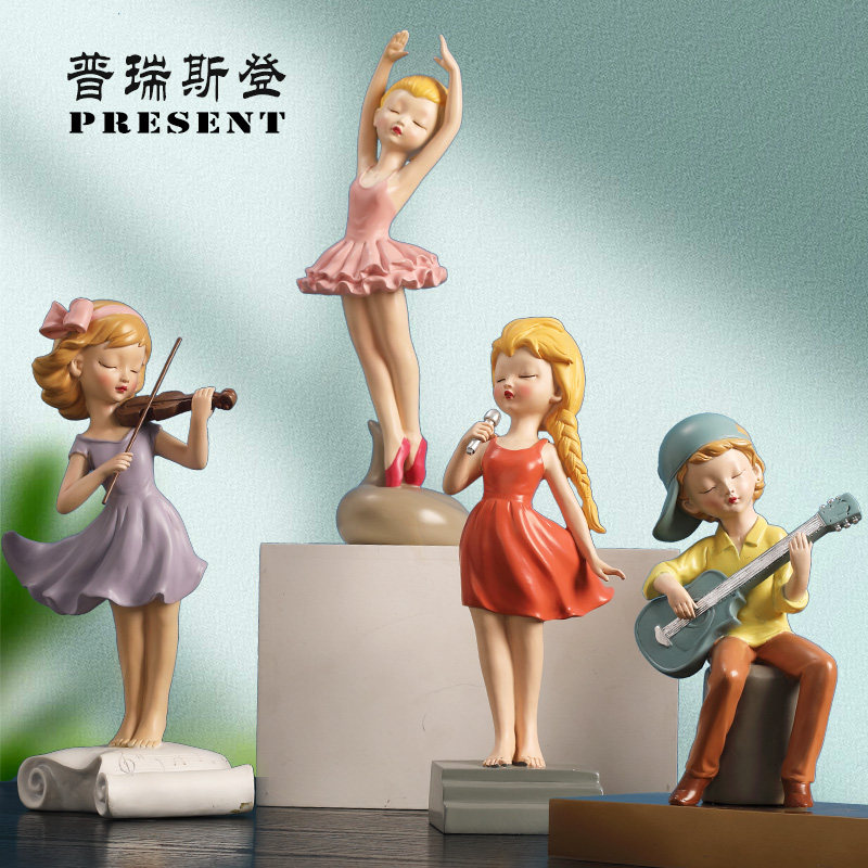 Boy girl birthday gift dance singing girl heart swing girl room decoration ballet
