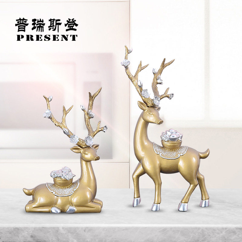 Nordic couple recruit TV cabinet Animal furniture creative craftsmanship gifts decorated personality gifts living room wine cabinet decorations