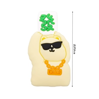 Лимонный желтый маджонг Медвежник мягкий клей