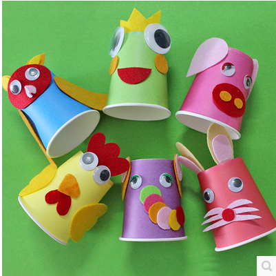 Kindergarten Early Teaching Fine Arts Courses Children Creative Parenting DIY materials Supplies handmade color cupcakes 10