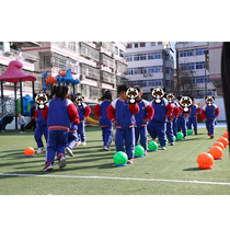 Kindergarten Plastic Gymnastics Circle Watermelon Basketball Fruit Placement Fixed Base Cirque Cirque Children Ferrule Dance Instruments