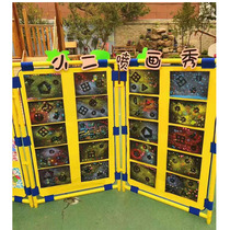 Kindergarten Screen Partition area Small foldable classroom Low children Toy corner fence Isolation doll Home