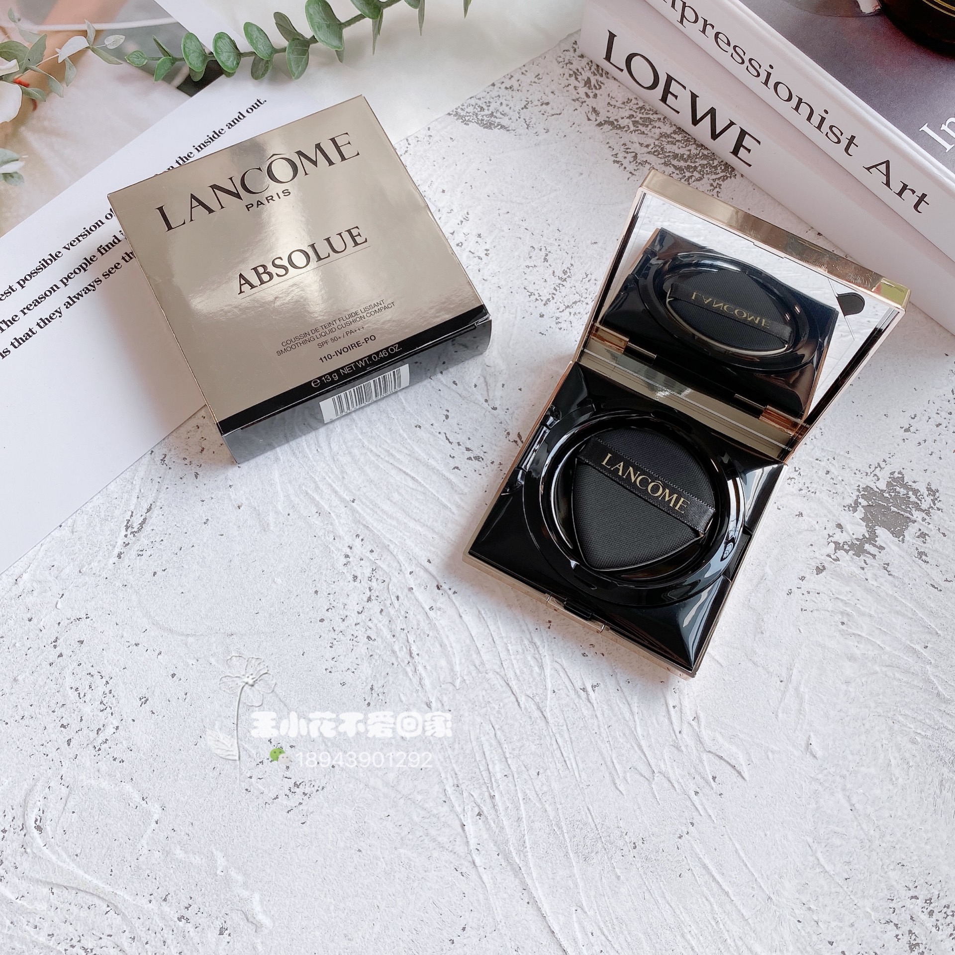 Wang Xiaohua Lancome Pure Air Light Cushion Foundation Liquid Air Cushion BB skin care small square box 100 110