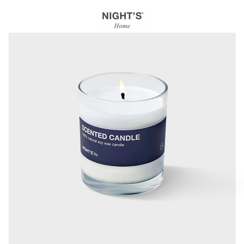 N Night Home Candle Gift Box Fragrance Candle Glass Smoke Free Gift Box Sailor Township