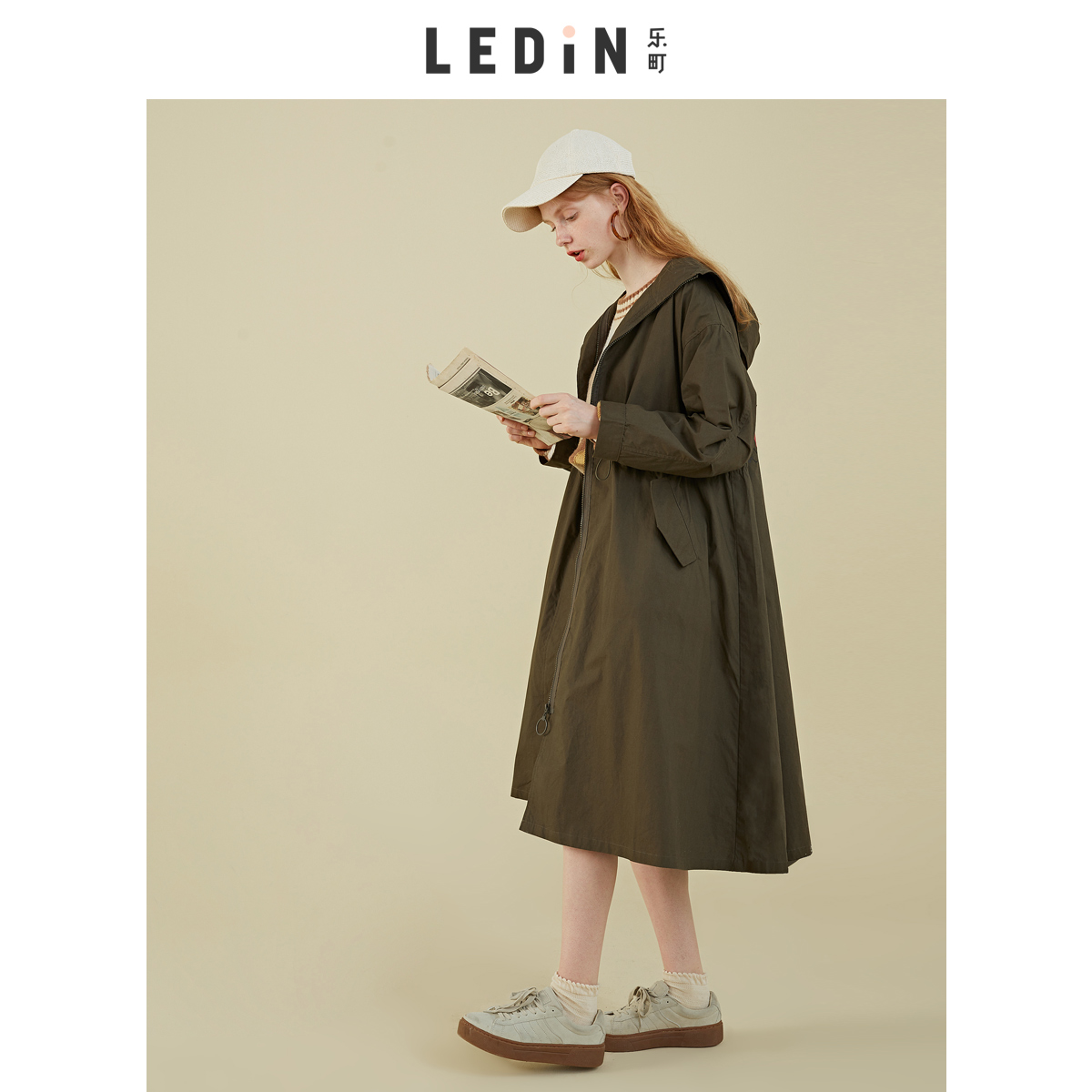 Trench pour femme en Coton - Ref 3225779 Image 3