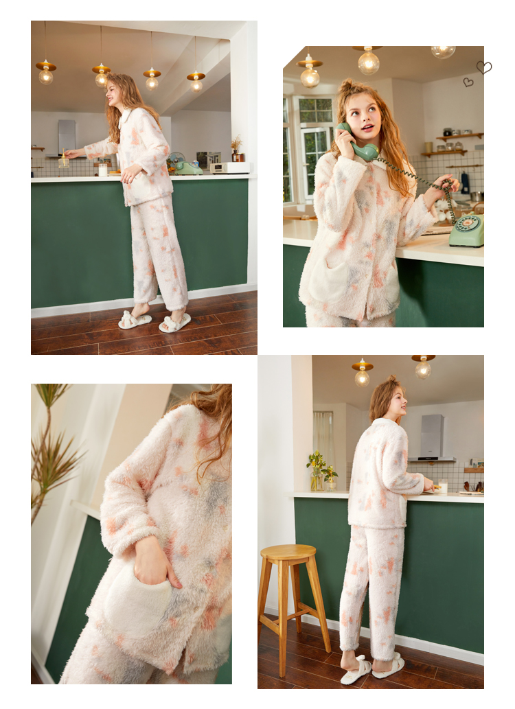 Pyjama pour femme à manches longues - Ref 2991531 Image 14