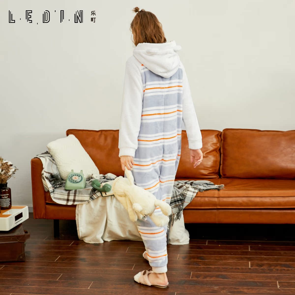 Pyjama pour femme à manches longues - Ref 2991527 Image 5