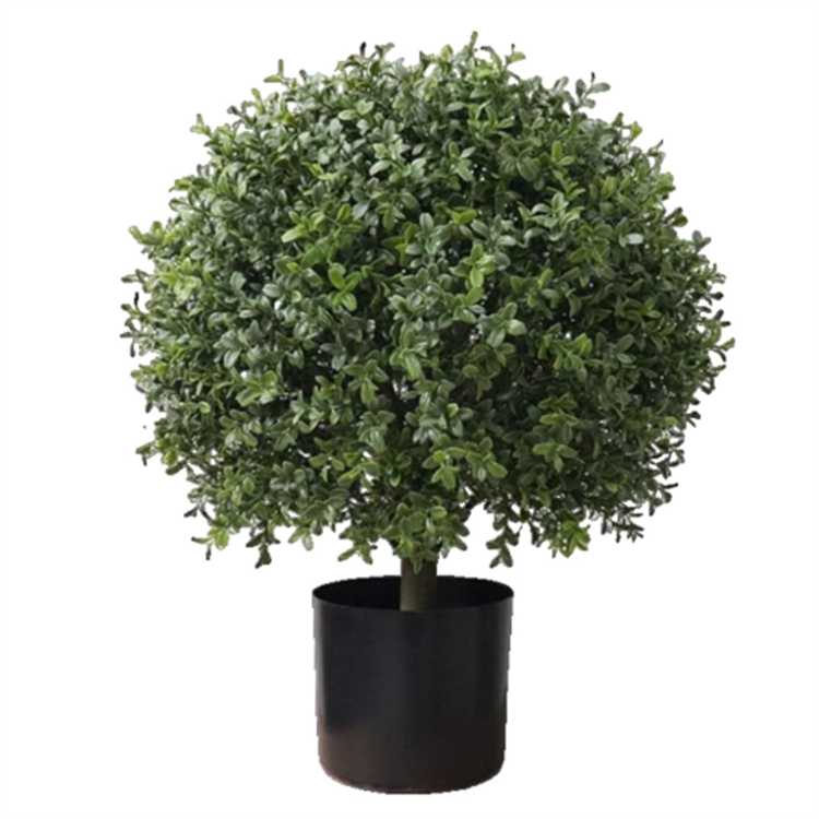 Amazon's Best-Selling Artificial Green Plant Boxwood Ball with Red Berries, White Fruit, and Lavender Potted Plant Ball Ornament