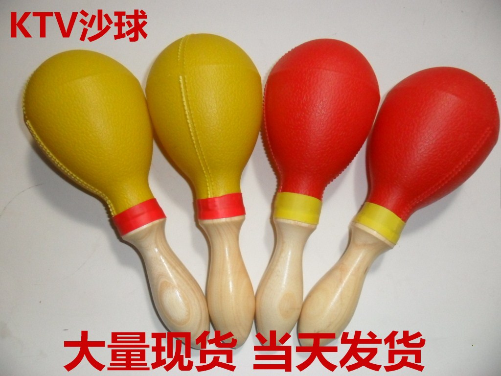Olff KTV Supplies Aids Props Children Toys Plastic Sand Hammer Hand Rattle Bell Flowers Bells Sandball Sand Gavel