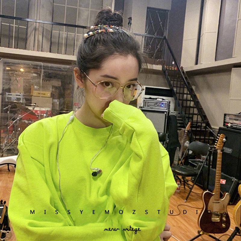 Ouyang Nana Tongan Spectacle Frame Big Face slim Spectacle Frame Woman Flat Light Radiation-Resistant Glasses Near-Glasses Big Frame Male