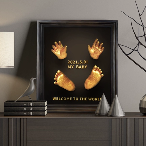 Детские отпечатки рук и ног, хваталка, модель рук, фигурка, чернильная подушечка, сувенир ручной работы, подарок на день рождения