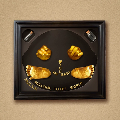 Детские отпечатки рук и ног, хваталка, модель рук, фигурка, чернильная подушечка, сувенир ручной работы, подарок на день рождения