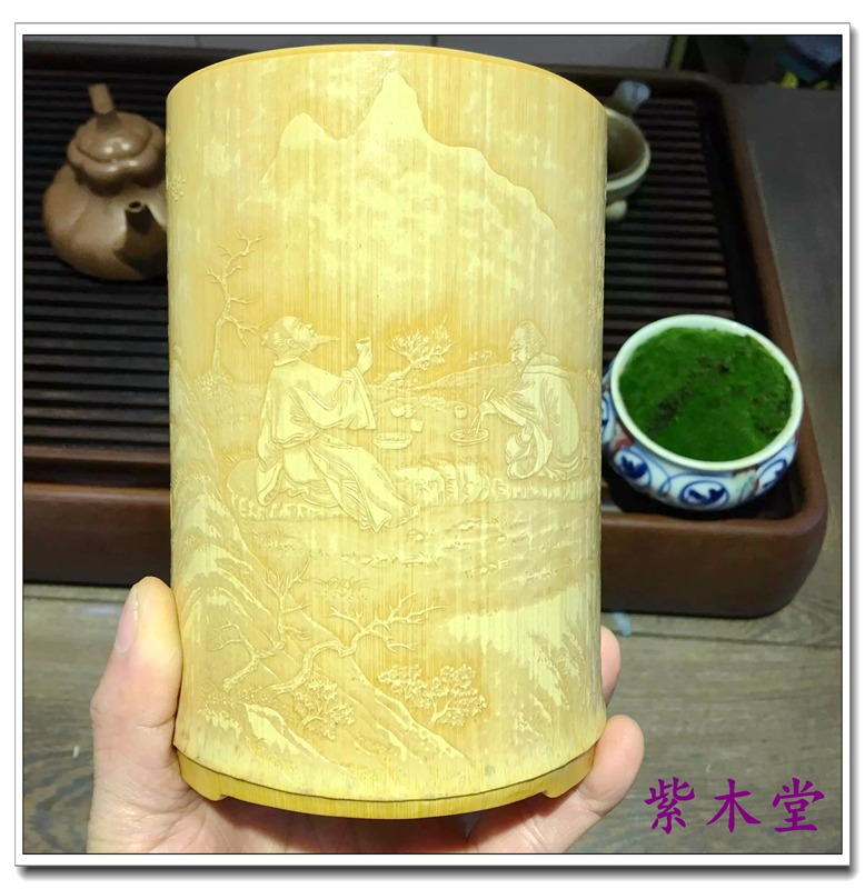 Bamboo Stay Green Pen Holder - (316)