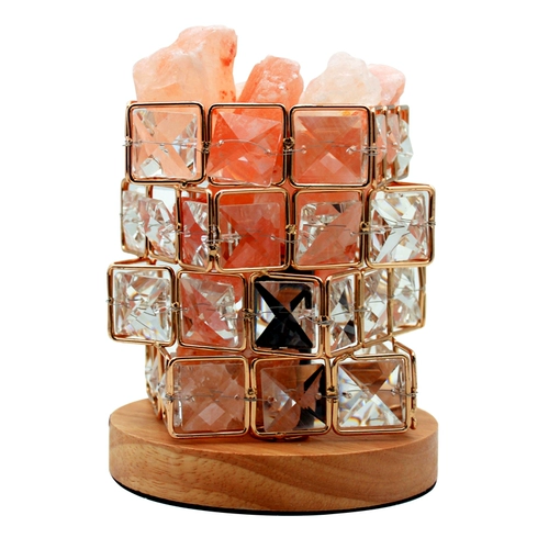 Гималайские хрустальные соли света ночные огни естественным образом регулируют негативное очищение ионов.